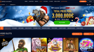 DreamBet Casino Front Page - Casino utan Svensk Licens